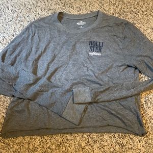 hollister long sleeve crop!! size xs